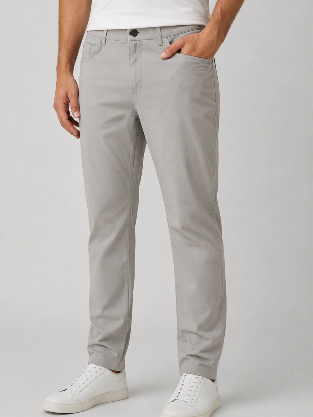 Public Rec Dealmaker Tech Commuter Pants Gray Khaki Size 36x30